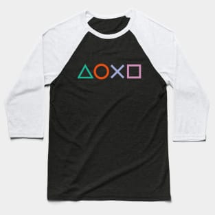 PS4 Controller Buttons Baseball T-Shirt